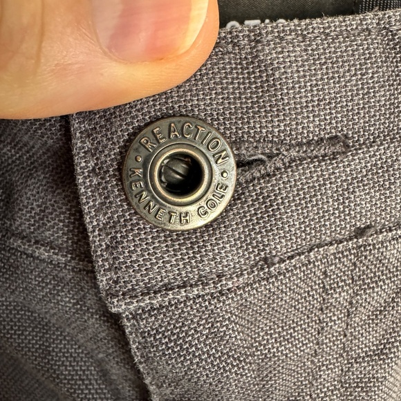 Kenneth Cole Reaction Men's 36x32 Casual Dress Pant Stretch Gray Festival Office - Picture 5 of 12